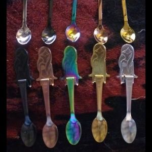 Multi Color Mini Spoons